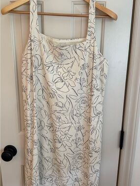 a new day Cream Floral Tank Dress